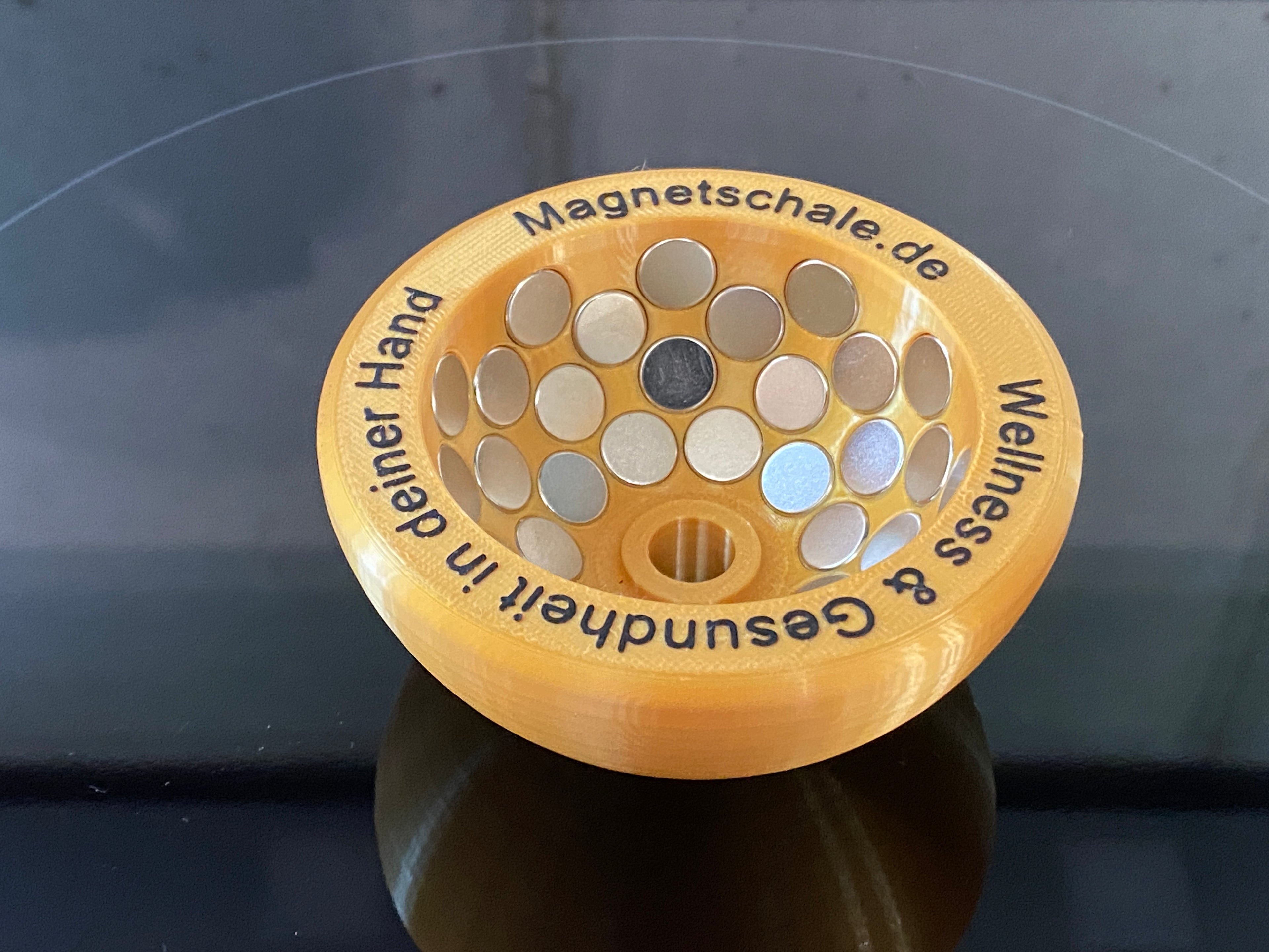 Magic Magnet Array Magnetschale, goldgelb